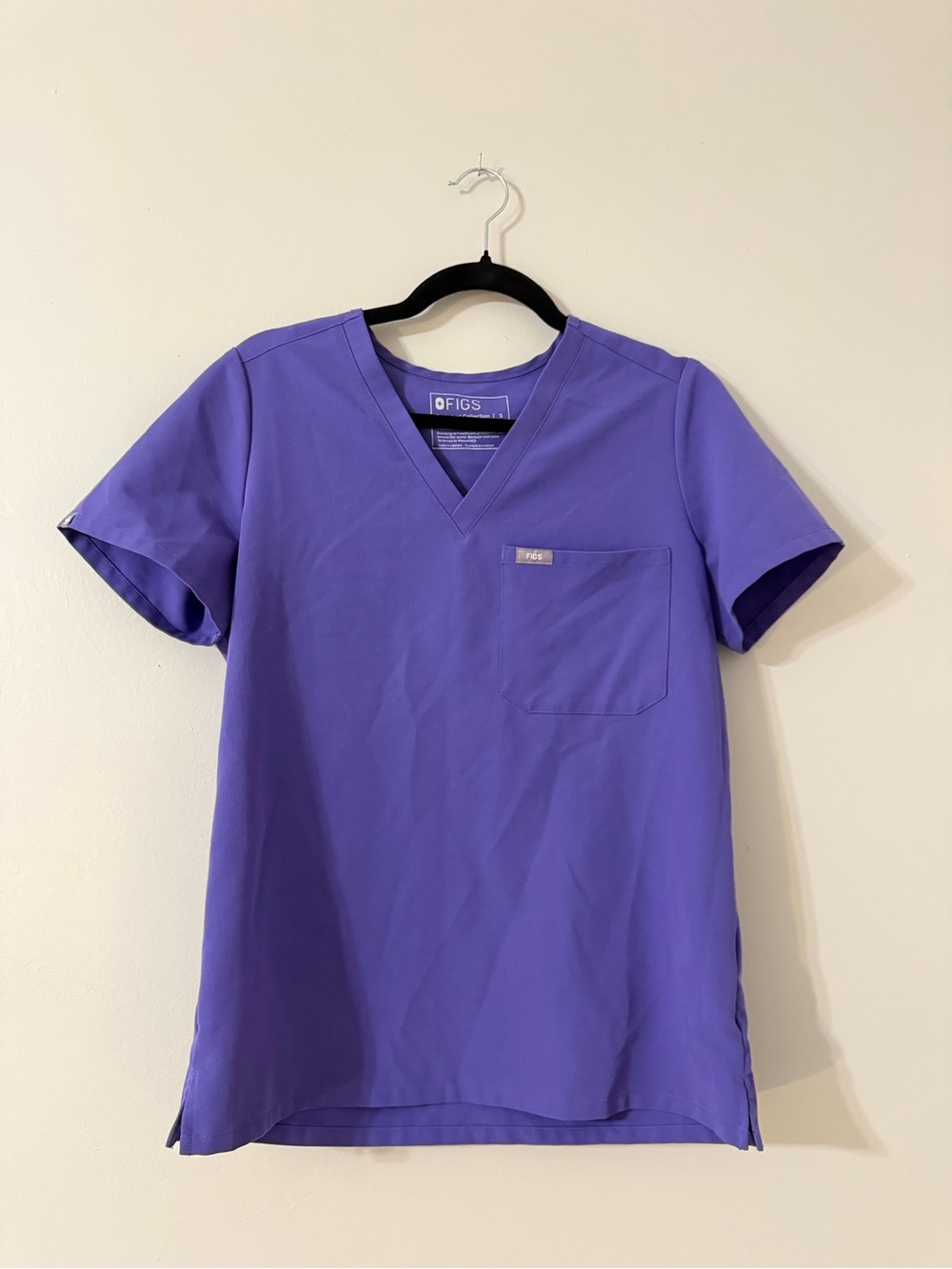 FIGS Catarina Scrub Top S Purple